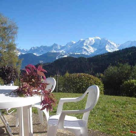 Studio Accueillant A Cordon Vue Mont Blanc 22 M² Parking Inclus Exterior foto