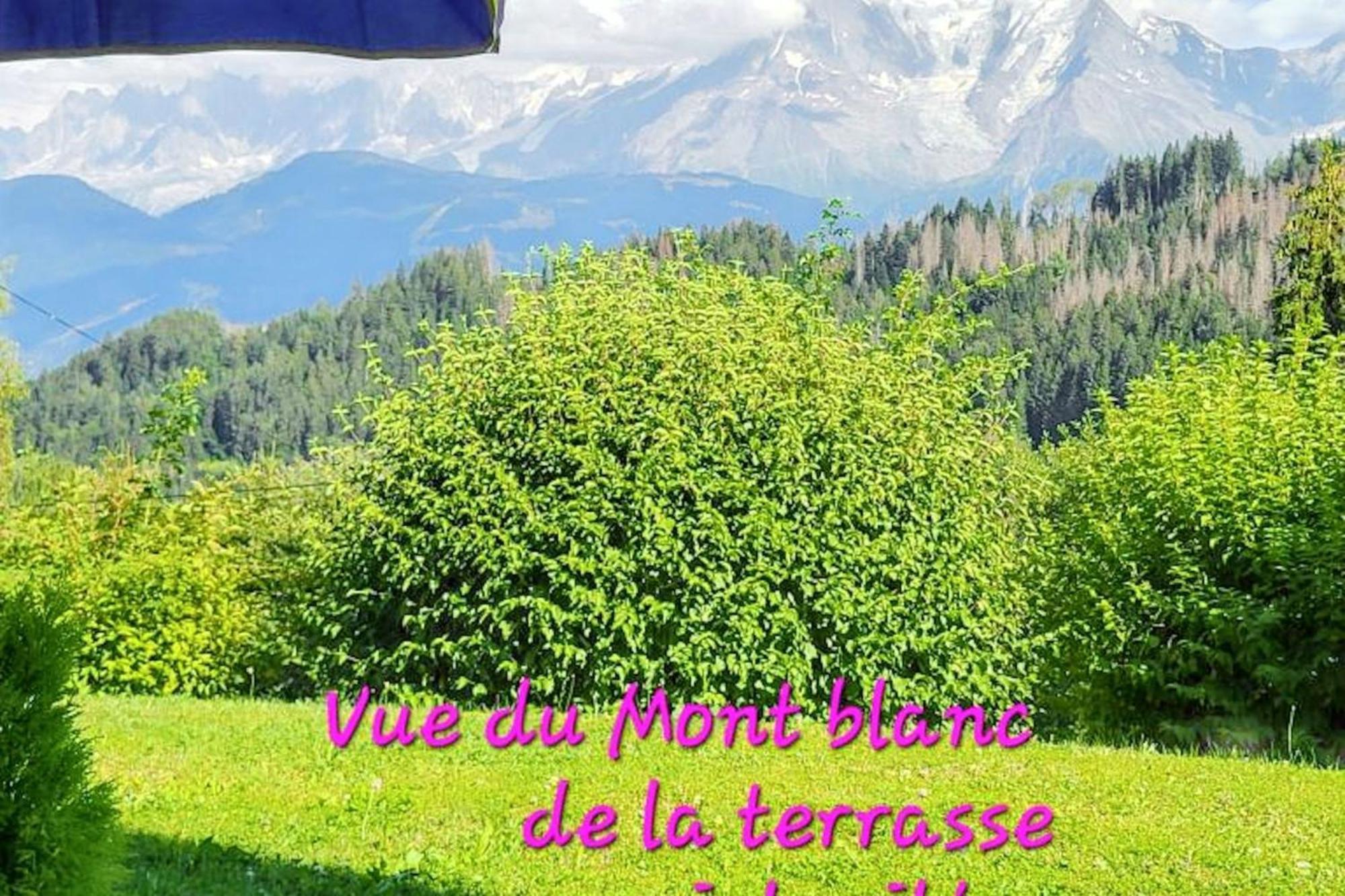 Studio Accueillant A Cordon Vue Mont Blanc 22 M² Parking Inclus Exterior foto
